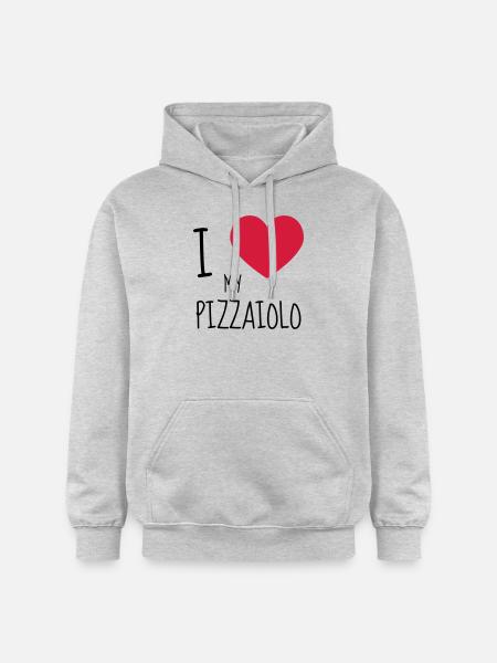 Pizza / Pizzaiolo / Pizza Chef / Pizzachef - Gildan Unisex Softstyle® Midweight Hoodie - light heather grey