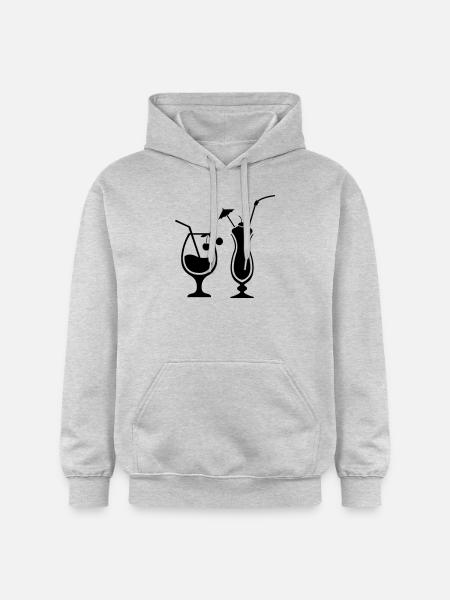 Cocktails - Gildan Unisex Softstyle® Midweight Hoodie - light heather grey