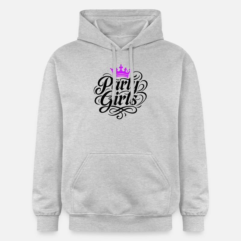 Couronne de fêtardes - Sweat à capuche Softstyle® Gildan Unisexe - gris clair chiné