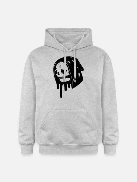 Sadness 'til Death - Gildan Unisex Softstyle® Midweight Hoodie - Hellgrau meliert