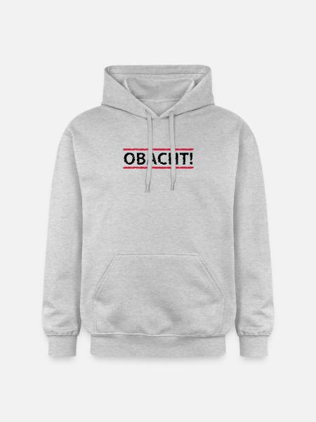 Obacht, 2fb - Gildan Unisex Softstyle® Midweight Hoodie - Hellgrau meliert