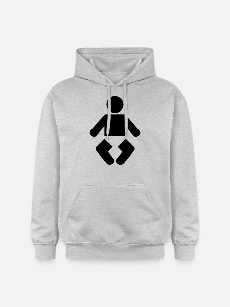 baby - Gildan Unisex Softstyle® Midweight Hoodie - light heather grey