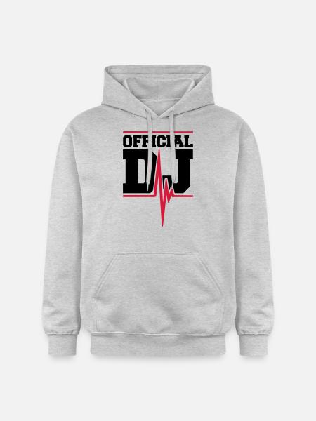 Official DJ Music Pulse - Gildan Unisex Softstyle® Midweight Hoodie - light heather grey