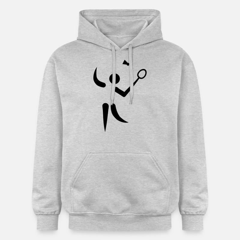 Badminton - Sweat à capuche Softstyle® Gildan Unisexe - gris clair chiné