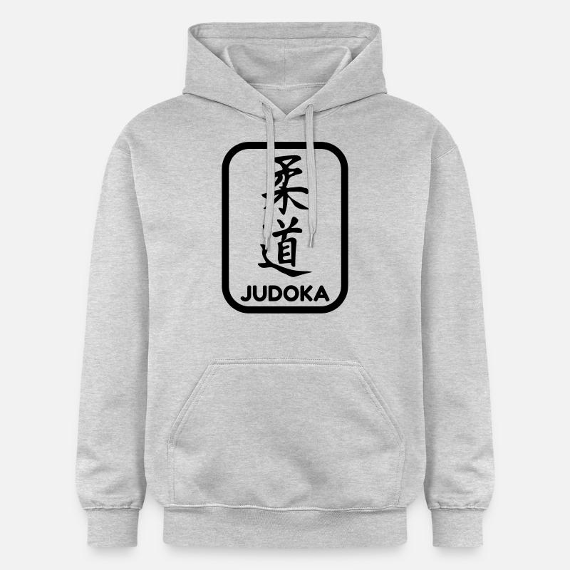 Judo / Judoka / Dojo / Martial Art - Sweat à capuche Softstyle® Gildan Unisexe - gris clair chiné
