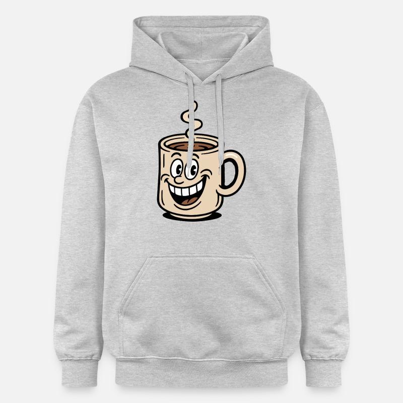 Tasse à café Bande dessinée - Sweat à capuche Softstyle® Gildan Unisexe - gris clair chiné