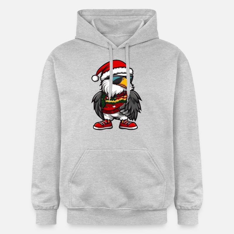 Aigle Noël Noël - Sweat à capuche Softstyle® Gildan Unisexe - gris clair chiné