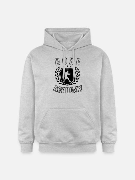 Boxe Academy - Gildan Unisex Softstyle® Midweight Hoodie - light heather grey