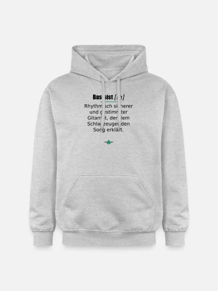 Bassist (m) - Gildan Unisex Softstyle® Midweight Hoodie - Hellgrau meliert