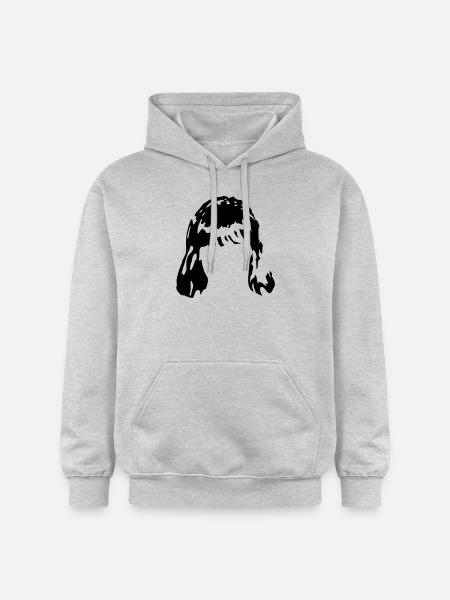 Haarperücke Haar wig1 - Gildan Unisex Softstyle® Midweight Hoodie - Hellgrau meliert