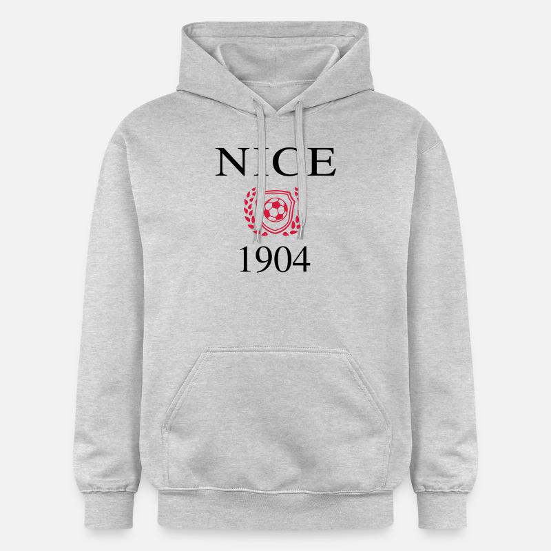 Nice 1904 Origin - Sweat à capuche Softstyle® Gildan Unisexe - gris clair chiné
