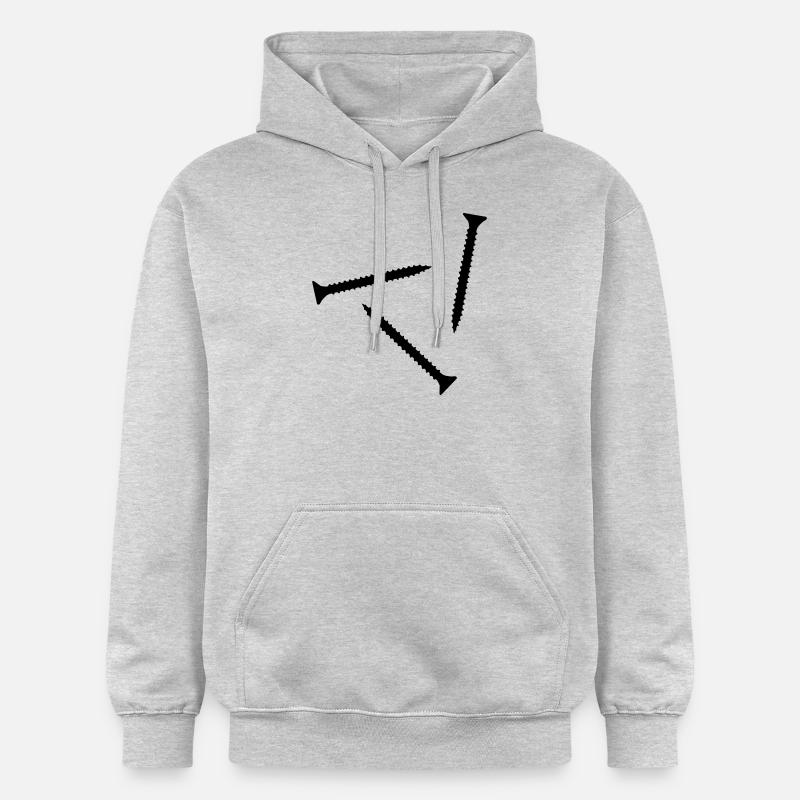 Vis - Sweat à capuche Softstyle® Gildan Unisexe - gris clair chiné