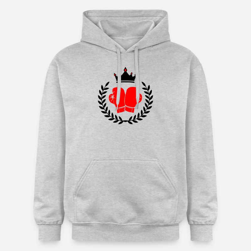 Boîtes de boxe - Sweat à capuche Softstyle® Gildan Unisexe - gris clair chiné