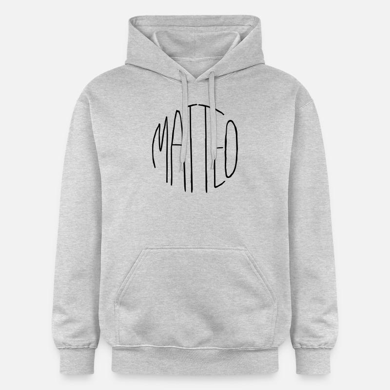 Matteo - Sweat à capuche Softstyle® Gildan Unisexe - gris clair chiné