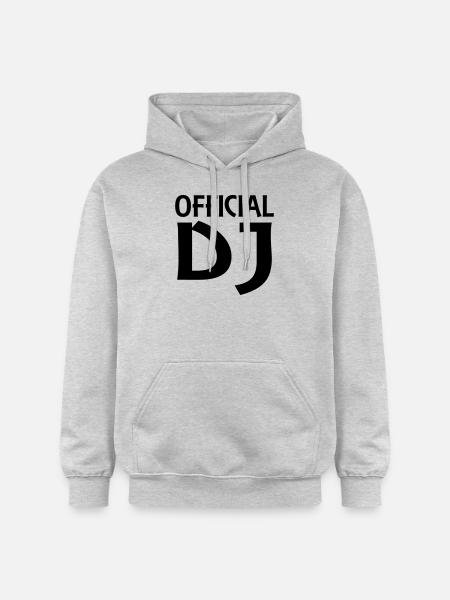 Official DJ - Gildan Unisex Softstyle® Midweight Hoodie - light heather grey