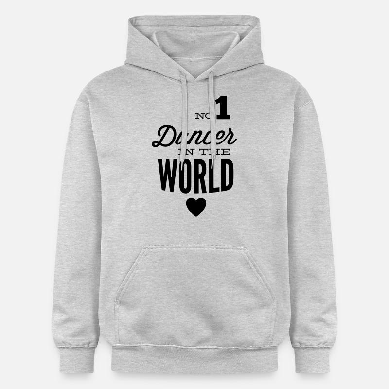 Meilleur danseur du monde - Sweat à capuche Softstyle® Gildan Unisexe - gris clair chiné