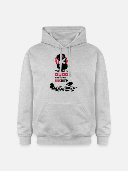 marx - Sweat à capuche Softstyle® Gildan Unisexe - gris clair chiné