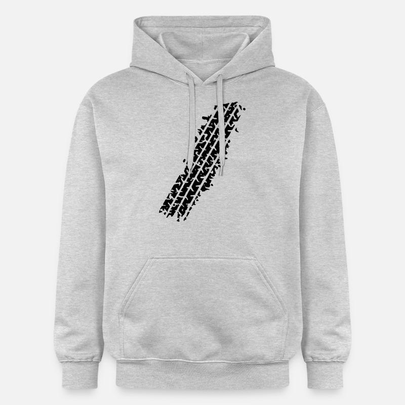 Trace - Sweat à capuche Softstyle® Gildan Unisexe - gris clair chiné