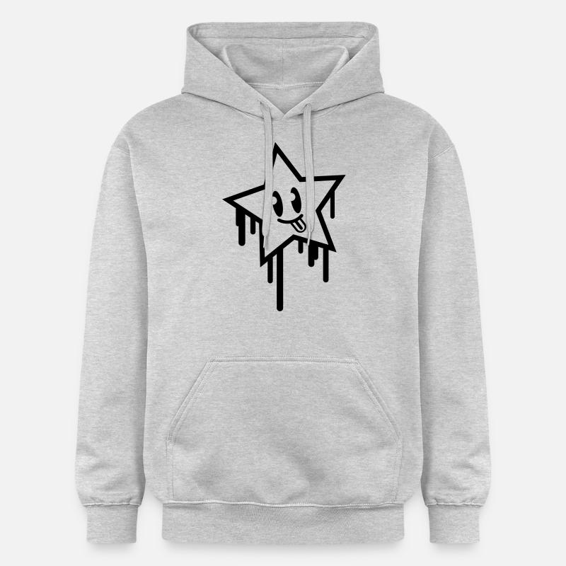 star_comic_crazy_tl1 - Sweat à capuche Softstyle® Gildan Unisexe - gris clair chiné