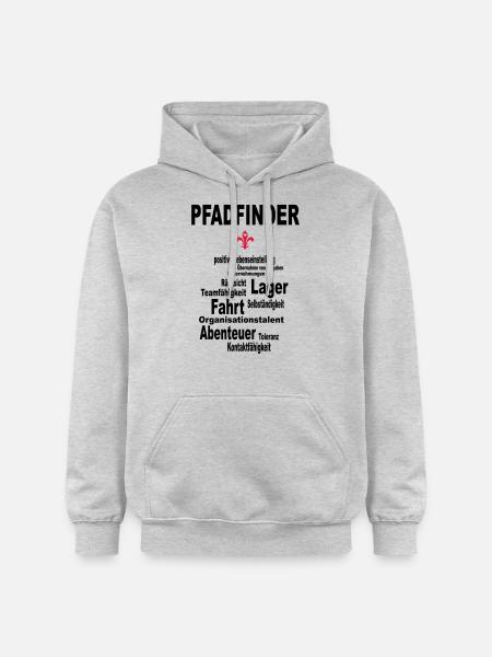 pfadfinder lebenseinstellung - Gildan Unisex Softstyle® Midweight Hoodie - Hellgrau meliert