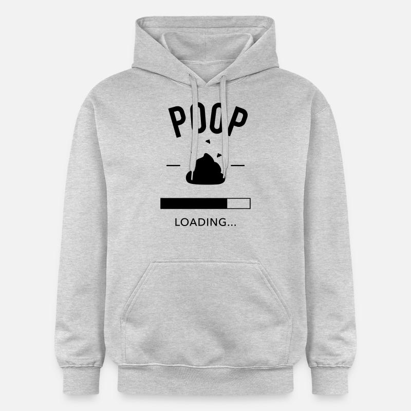 Poop loading - Sweat à capuche Softstyle® Gildan Unisexe - gris clair chiné