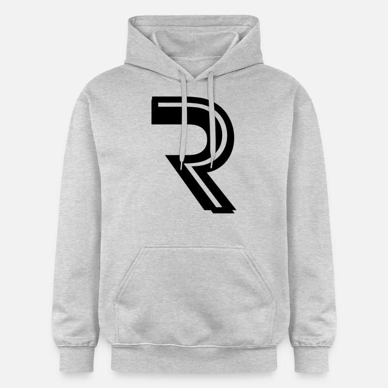 Logo R - Sweat à capuche Softstyle® Gildan Unisexe - gris clair chiné