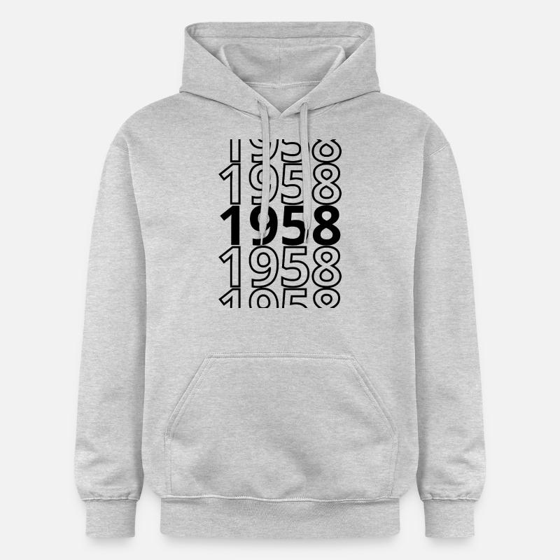 1958 1958 1958 - Sweat à capuche Softstyle® Gildan Unisexe - gris clair chiné