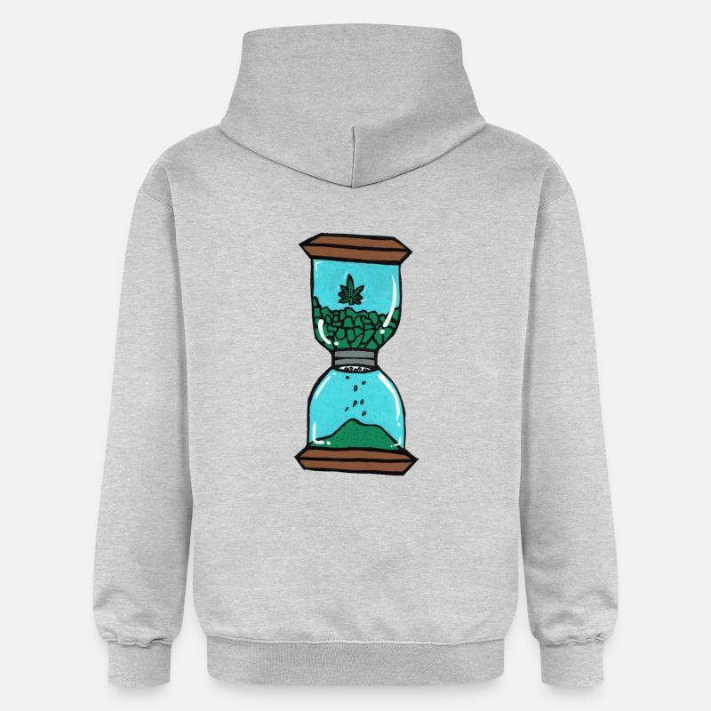 beuh 1 Minute - Gildan Unisex Softstyle® Midweight Hoodie - Hellgrau meliert
