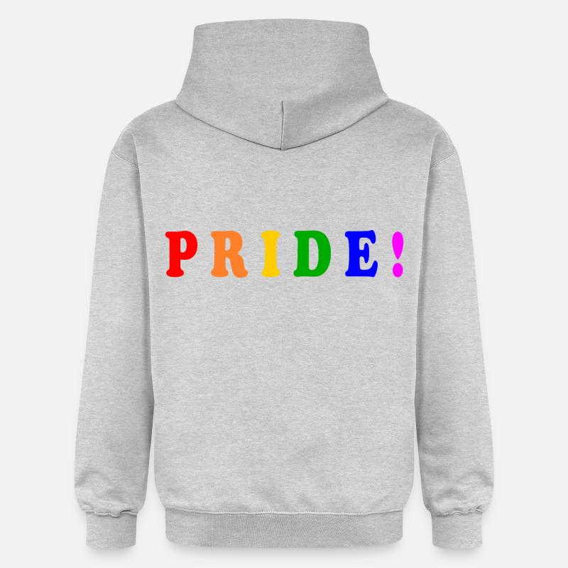 Pride - Gildan Unisex Softstyle® Midweight huppari - meleerattu vaaleanharmaa