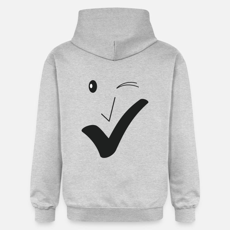Feines Lächeln Feines Gesicht A03. - Gildan Unisex Softstyle® Midweight Hoodie - Hellgrau meliert