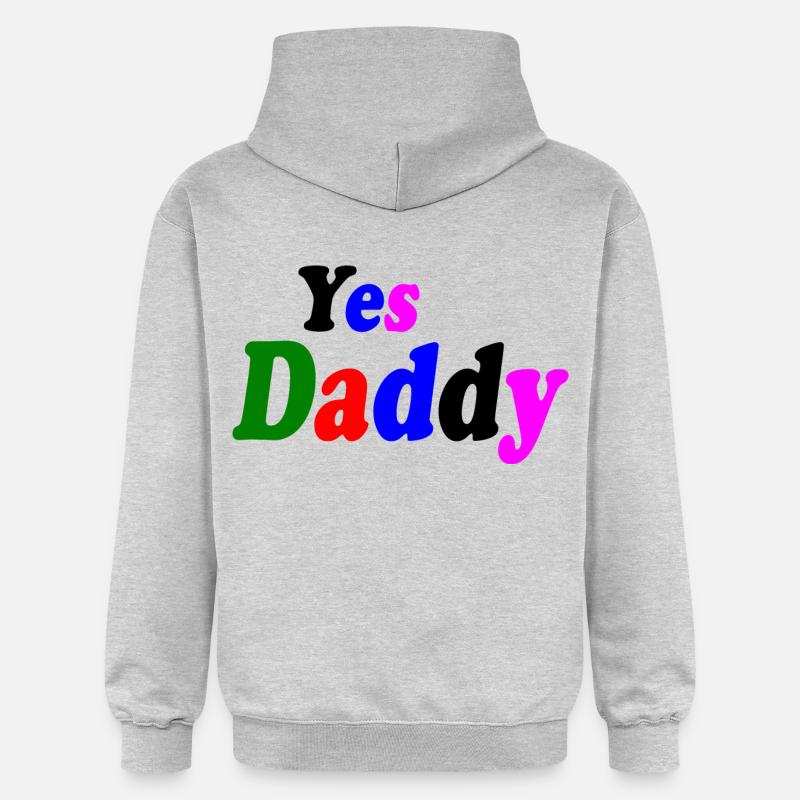 Yes daddy - Sweat à capuche Softstyle® Gildan Unisexe - gris clair chiné