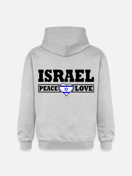 Israel - Gildan Unisex Softstyle® Midweight Hoodie - light heather grey