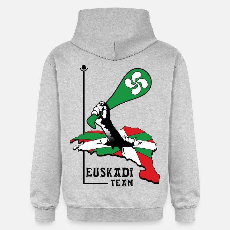 euskadi team 06 - Sweat à capuche Softstyle® Gildan Unisexe - gris clair chiné