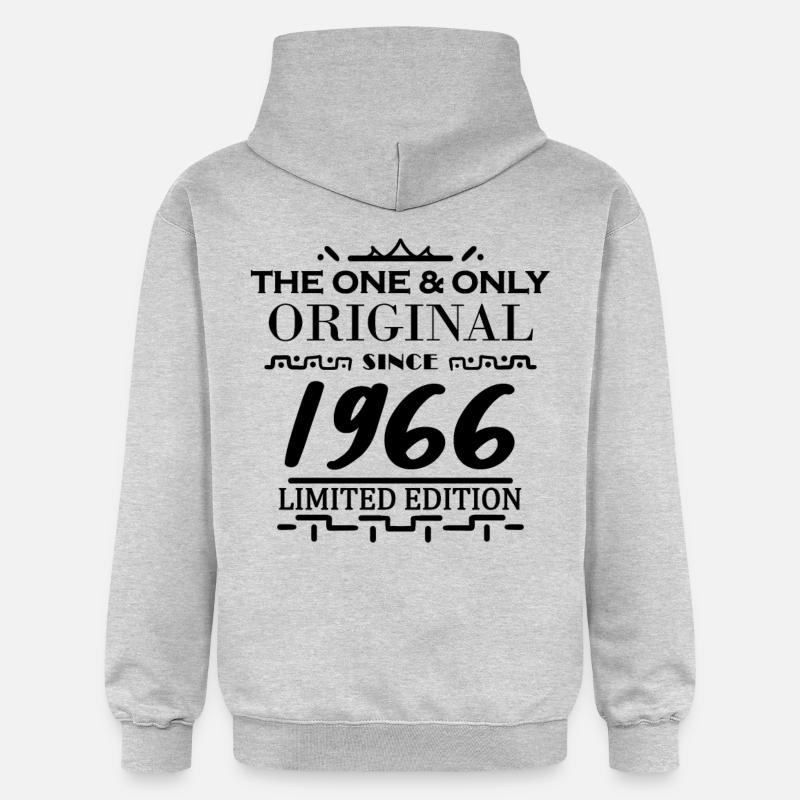 1966 - Année 1966 - Année 1966 - Sweat à capuche Softstyle® Gildan Unisexe - gris clair chiné