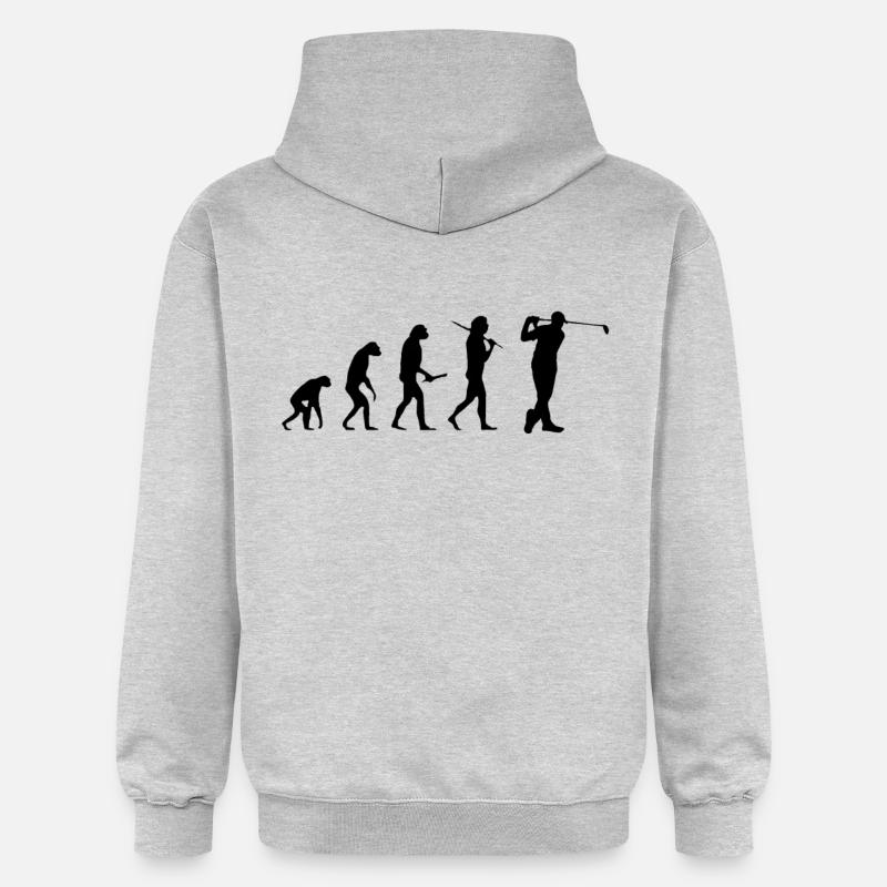 Golf - Golfers - Evolution - Sweat à capuche Softstyle® Gildan Unisexe - gris clair chiné