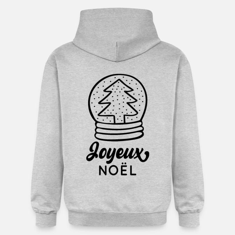 Joyeux Noël - Sweat à capuche Softstyle® Gildan Unisexe - gris clair chiné