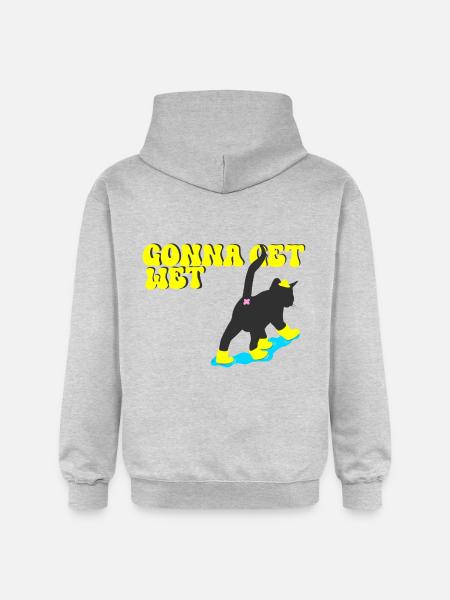 Let's get wet - Gildan Unisex Softstyle® Midweight Hoodie - light heather grey