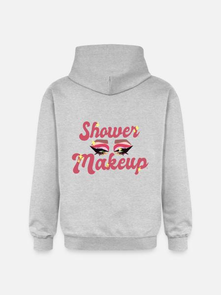 Dusch-Make-up - Gildan Unisex Softstyle® Midweight Hoodie - Hellgrau meliert