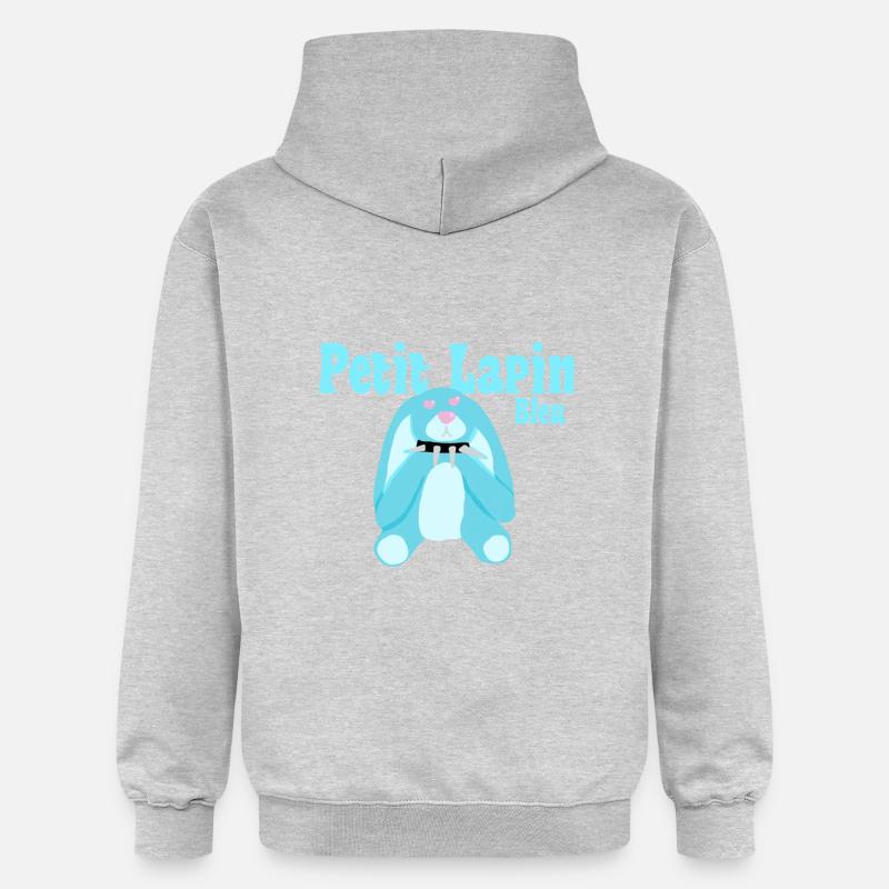 Lapin Punk - Sweat à capuche Softstyle® Gildan Unisexe - gris clair chiné