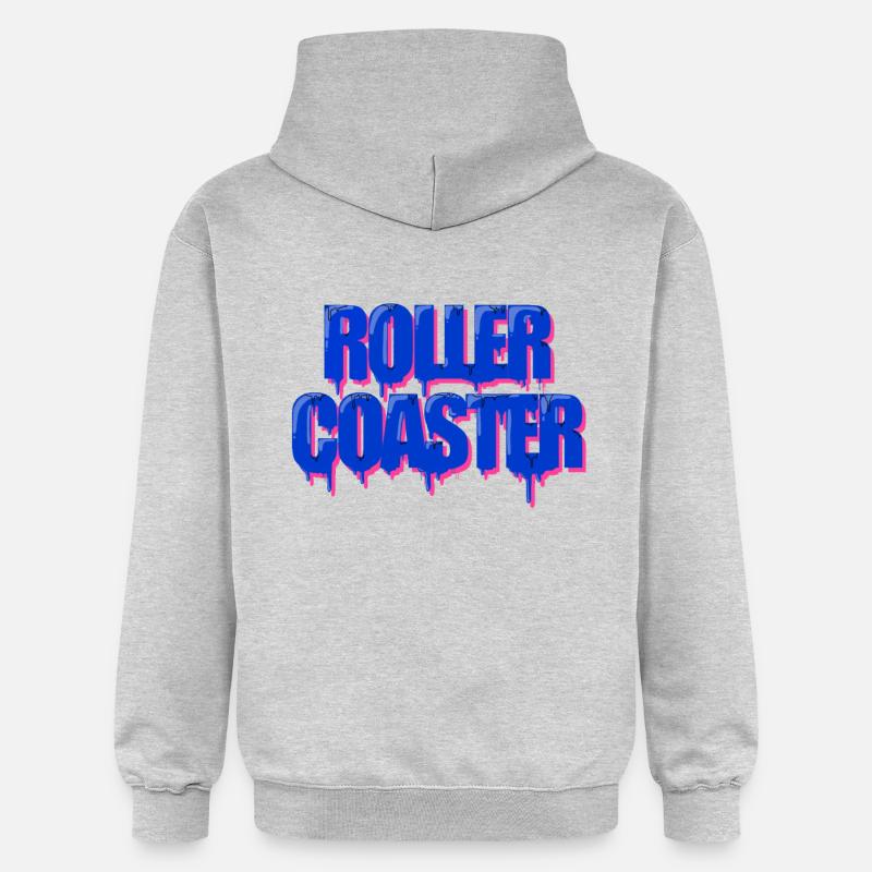 Roller coaster - Gildan Unisex Softstyle® Midweight Hoodie - light heather grey