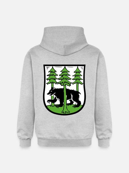 Rastenburg - Gildan Unisex Softstyle® Midweight Hoodie - Hellgrau meliert