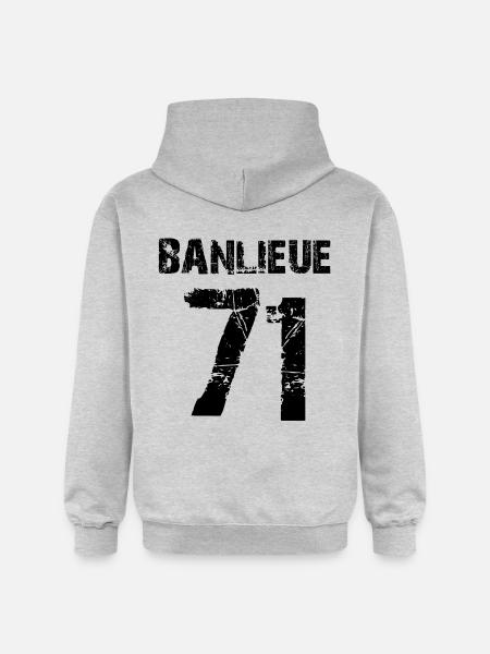banlieue 71 - Gildan Unisex Softstyle® Midweight Hoodie - light heather grey
