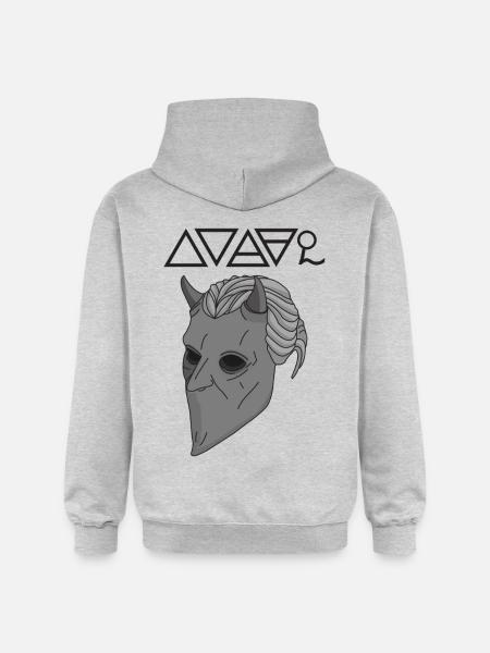 The Paintless Ghoul - Gildan Unisex Softstyle® Midweight Hoodie - light heather grey