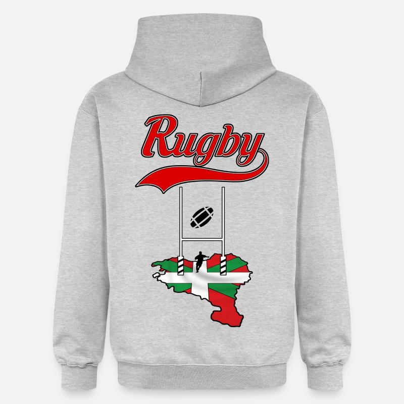 rugby basque - Sweat à capuche Softstyle® Gildan Unisexe - gris clair chiné