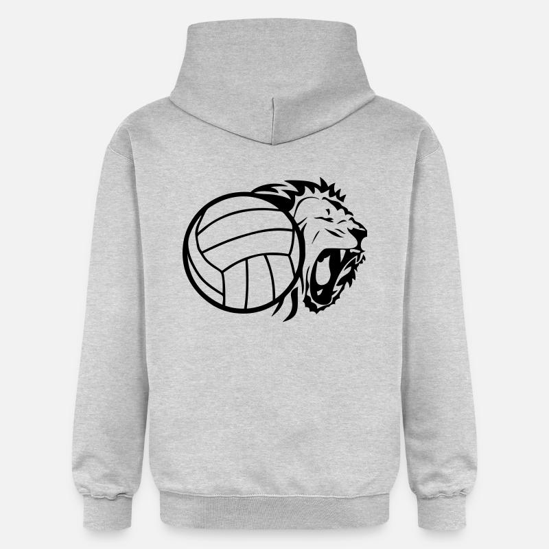 ballon volleyball lion - Sweat à capuche Softstyle® Gildan Unisexe - gris clair chiné