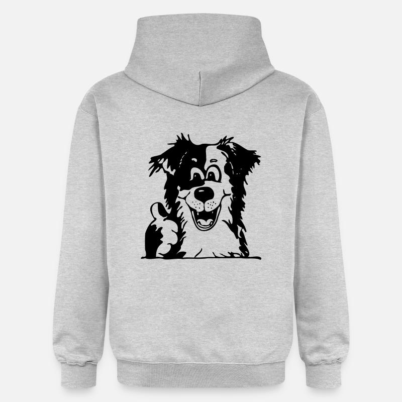 Comic - Alles Aussie! - Gildan Unisex Softstyle® Midweight Hoodie - Hellgrau meliert