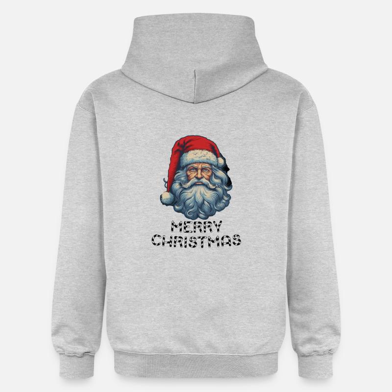 Père Noël - Marry Christmas - Sweat à capuche Softstyle® Gildan Unisexe - gris clair chiné