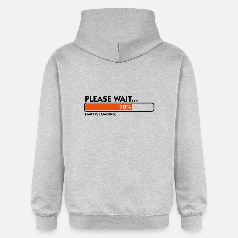 Fart Is Loading (2c)++ - Sweat à capuche Softstyle® Gildan Unisexe - gris clair chiné