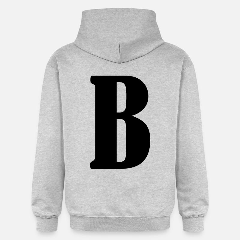 B - Sweat à capuche Softstyle® Gildan Unisexe - gris clair chiné