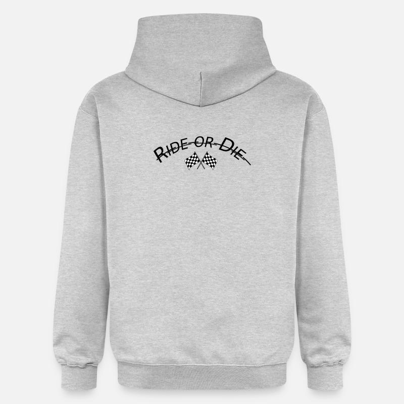 ride or die 2 - Sweat à capuche Softstyle® Gildan Unisexe - gris clair chiné